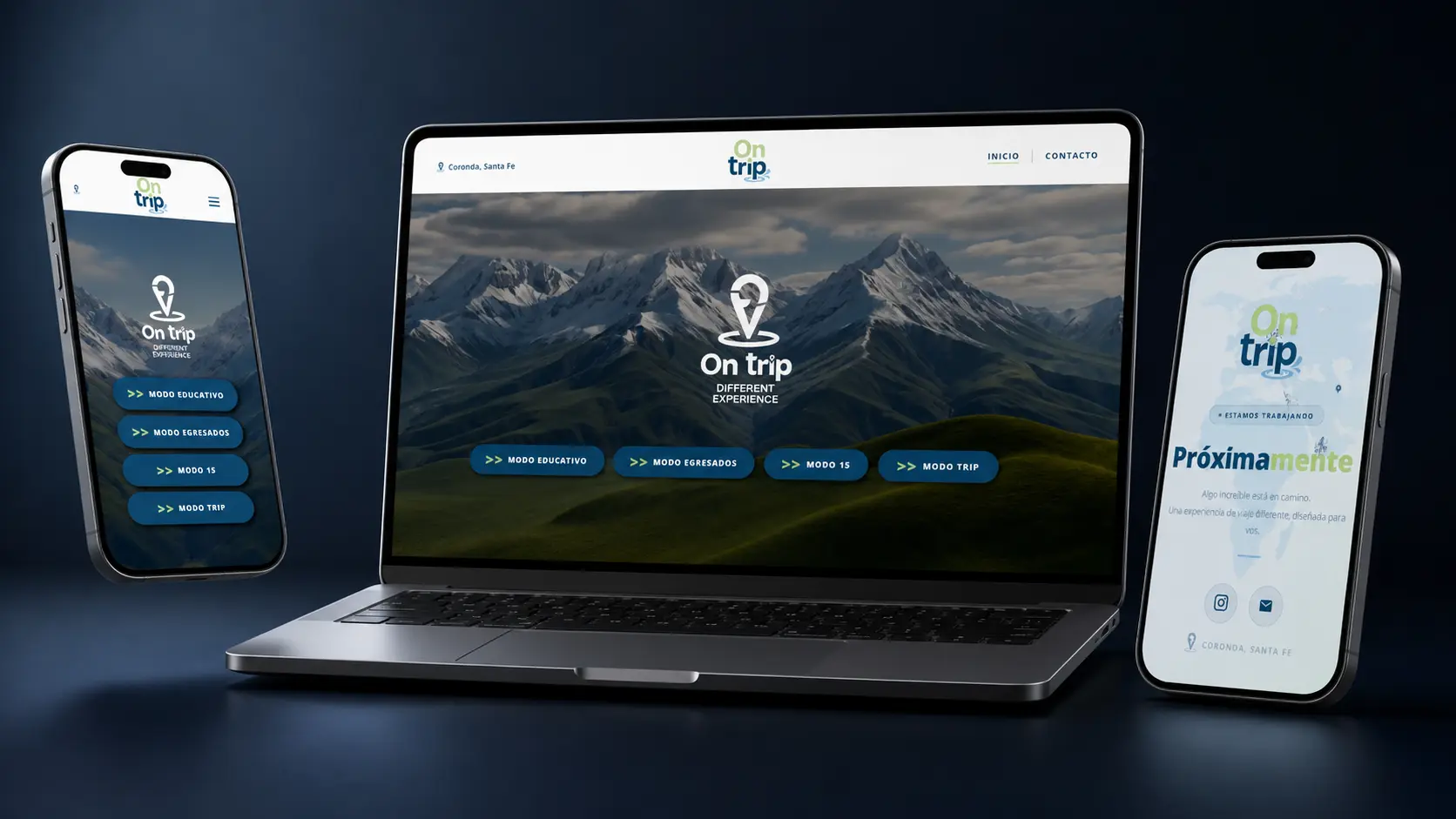 Captura de pantalla del proyecto OnTrip